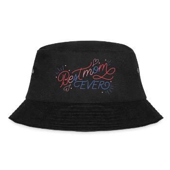 Best mom 32 - Bucket Hat - Schwarz - Vorne - Lela (165cm)