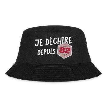 je déchire depuis 82 - Vignette automobile - Bob - noir - Devant - Lela (165cm)
