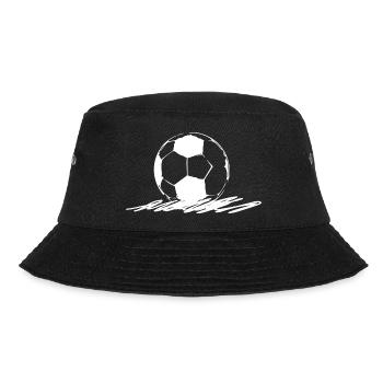 Fußball Soccer - Bucket Hat - Schwarz - Vorne - Lela (165cm)