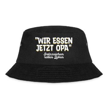 Opa Deutsch Lehrer Geschenk - Bucket Hat - Schwarz - Vorne - Lela (165cm)