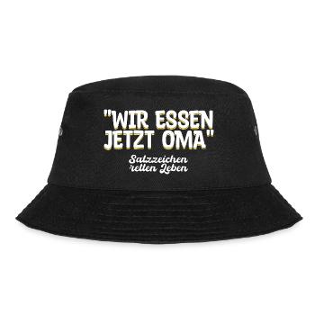 Oma Deutsch Lehrer Geschenk - Bucket Hat - Schwarz - Vorne - Lela (165cm)