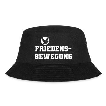 Friedensbewegung dunkles Design - Bucket Hat - Schwarz - Vorne - Lela (165cm)