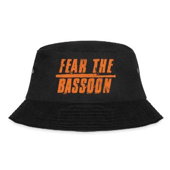 Fear The Bassoon | Bassoon - Bucket Hat - black - Front - Lela (165cm)
