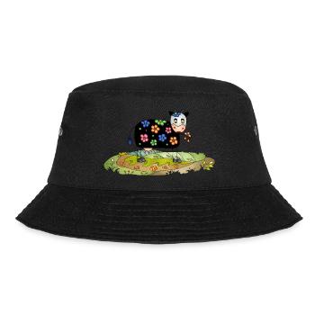 Cow - Bucket Hat - black - Front - Lela (165cm)