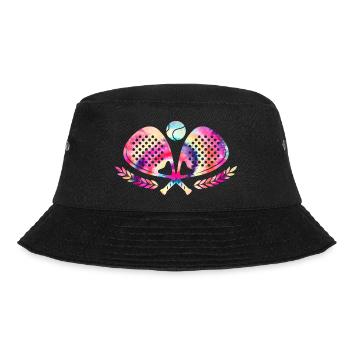 Padel Tennis Tie Dyed - Bucket Hat - black - Front - Lela (165cm)