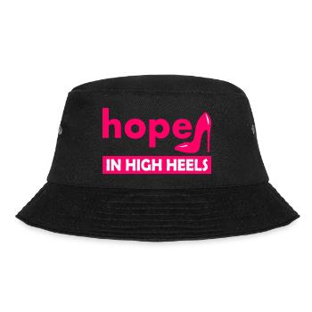 hope in high heels - Bucket Hat - black - Front - Lela (165cm)
