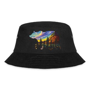 Hiking Mountain hikers Mountains Mountain hiking Hiking - Bucket Hat - black - Front - Lela (165cm)