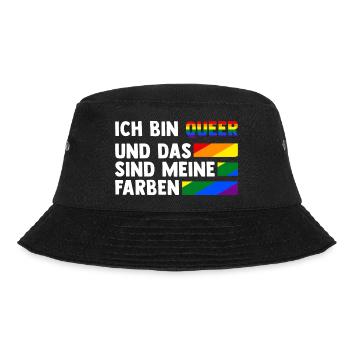 Schullehrer Lehrer - Bucket Hat - Schwarz - Vorne - Lela (165cm)