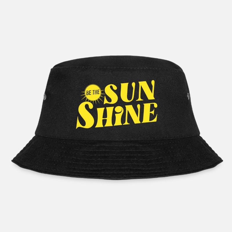 Be the Sunshine - Bucket Hat - Schwarz