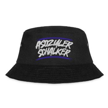 Asozialer Schalker | Gelsenkirchen Schalke - Bucket Hat - Schwarz - Vorne - Lela (165cm)