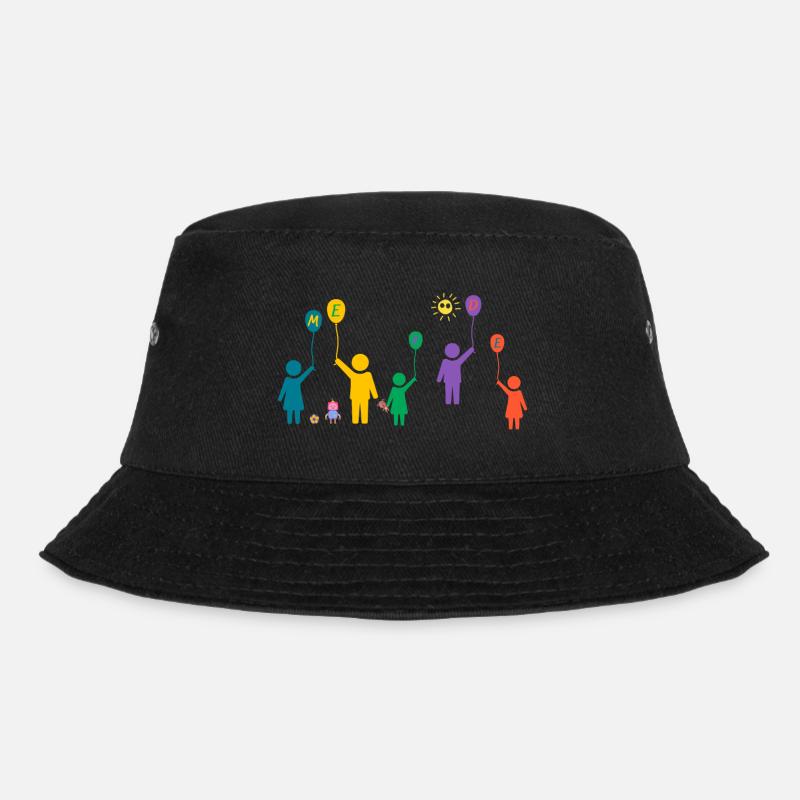 Merde! - Kinder - Bucket Hat - Schwarz