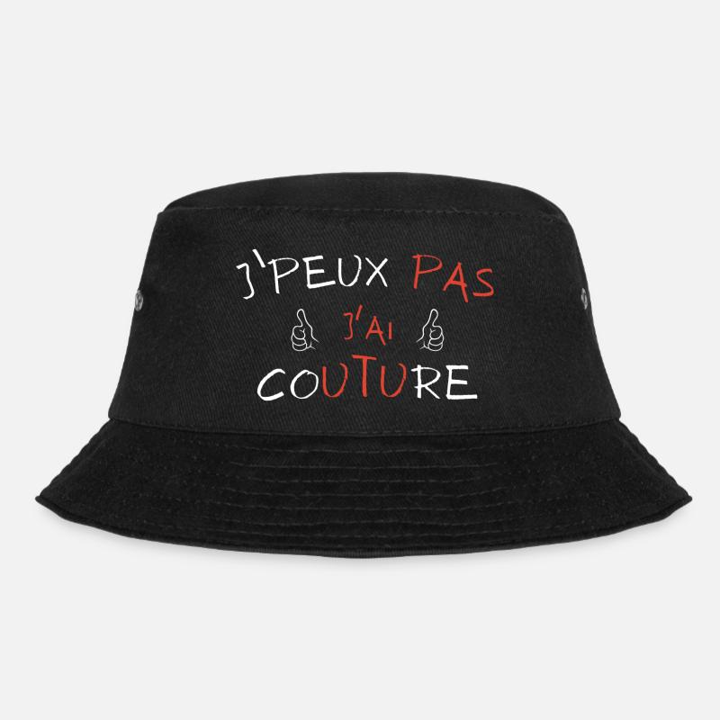 j'peux pas j'ai Couture - Bob - noir