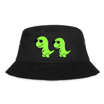 cool dinos - Bucket Hat - Schwarz - Vorne - Lela (165cm)