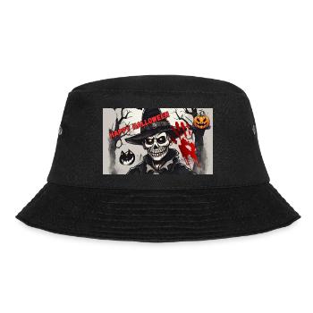 Happy Halloween - Bucket Hat - Schwarz - Vorne - Lela (165cm)