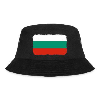 Bulgarien Flagge Bulgarische Fahne Goldstrand - Bucket Hat - Schwarz - Vorne - Lela (165cm)