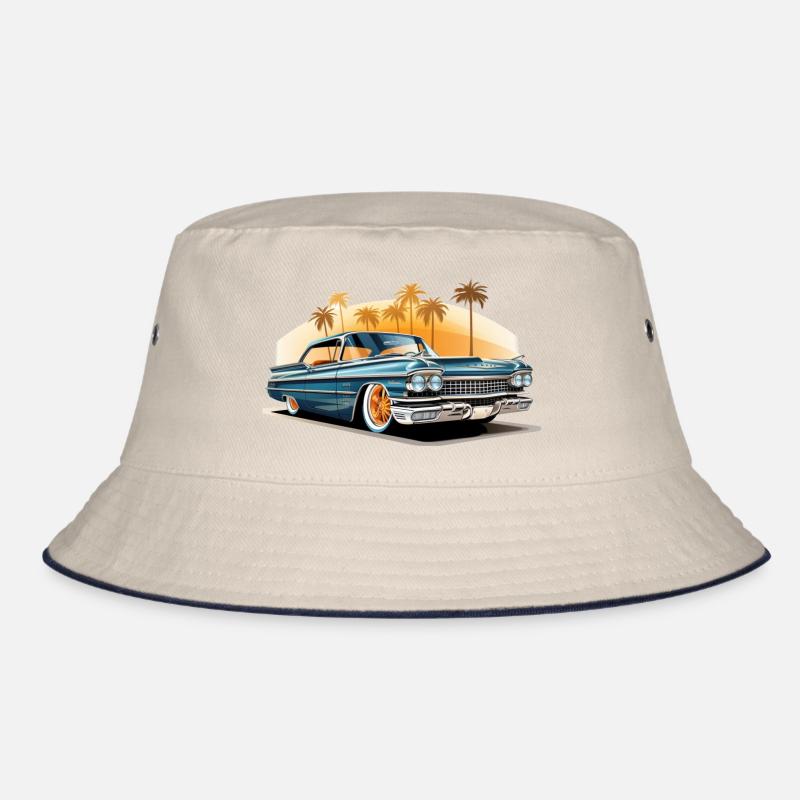 Lowrider-Palmen Bucket Hat