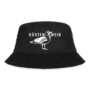 Küstenweib - Bucket Hat - Schwarz - Vorne - Lela (165cm)