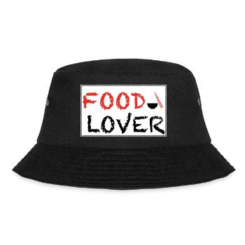 Food Lover - Bucket Hat - Schwarz - Vorne - Lela (165cm)