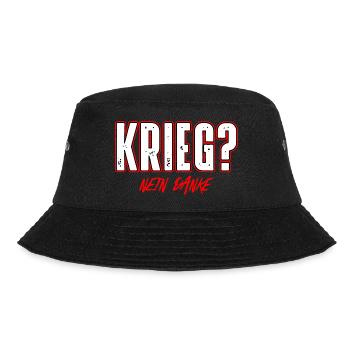Krieg - Bucket Hat - Schwarz - Vorne - Lela (165cm)