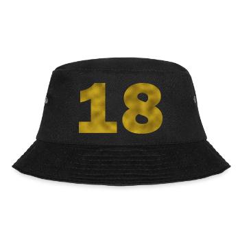 Birthday 18 years - Bucket Hat - black - Front - Lela (165cm)