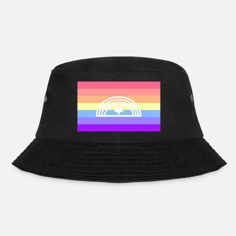 Xenogender-Pride-Flagge - Bucket Hat - Schwarz