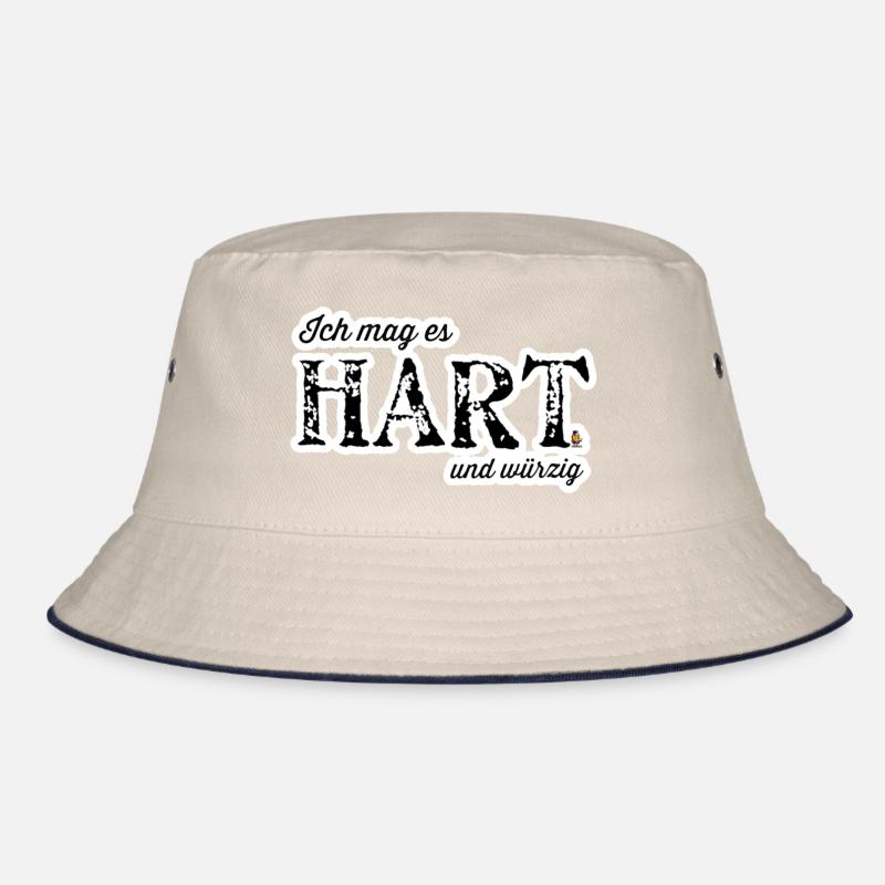 Hart und Würzig Textdesign Bucket Hat