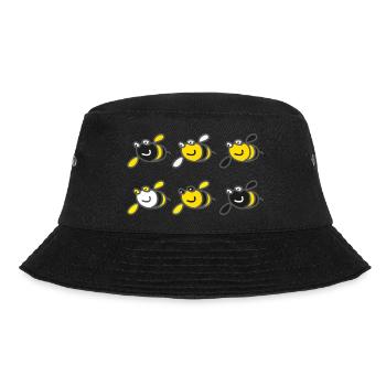 Bienchen - Bucket Hat - Schwarz - Vorne - Lela (165cm)