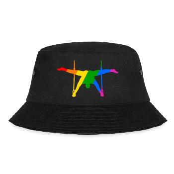 Ringsport in Vielfalt - Bucket Hat - Schwarz - Vorne - Lela (165cm)