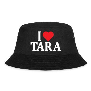 t-shirt J’aime Tara t-shirt idée cadeau - Bob - noir - Devant - Lela (165cm)