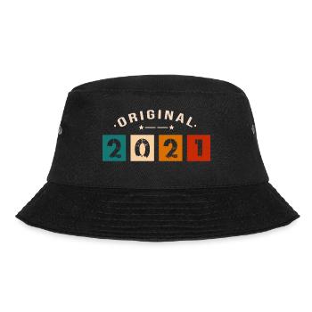 Original 2021 Vintage - Birthday Present 202 - Bucket Hat - black - Front - Lela (165cm)