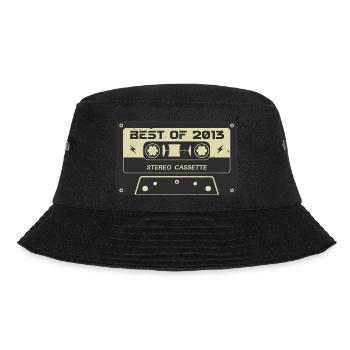 Retro cassette 2013 vintage 2013 birthday 2013 - Bucket Hat - black - Front - Lela (165cm)