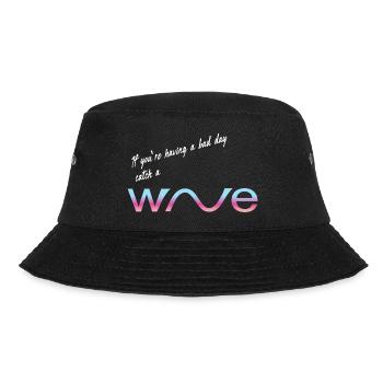 catch a wave - Bucket Hat - Schwarz - Vorne - Lela (165cm)
