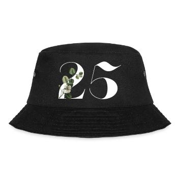 Numéro 25 floral vert -25e anniversaire floral - Bob - noir - Devant - Lela (165cm)