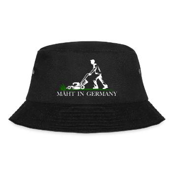 Mäht in Germany - Bucket Hat - Schwarz - Vorne - Lela (165cm)