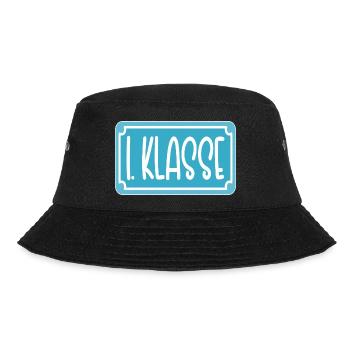 EINSCHULUNG 1. KLASSE - Bucket Hat - Schwarz - Vorne - Lela (165cm)