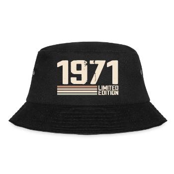 1971 Vintage 1971 Birthday 1971 Retro 1971 - Bucket Hat - black - Front - Lela (165cm)