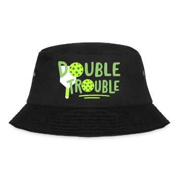 Pickleball-Spieler - Bucket Hat - Schwarz - Vorne - Lela (165cm)
