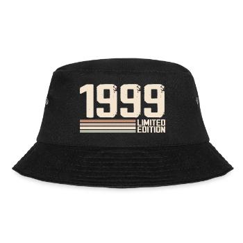 1999 Vintage 1999 Birthday 1999 Retro 1999 - Bucket Hat - black - Front - Lela (165cm)