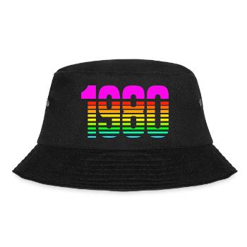 1980 - Bucket Hat - black - Front - Lela (165cm)