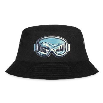 Winter Sports Ski Snowboard Ski Goggles Holidays - Bucket Hat - black - Front - Lela (165cm)