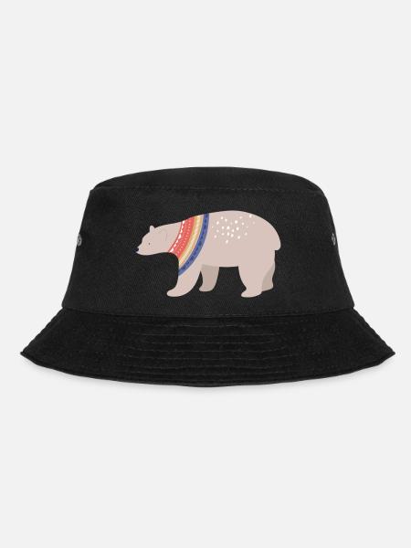 Weihnachten Eisbär - Bucket Hat - Schwarz