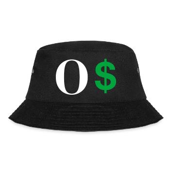 Letter o dollar - Bucket Hat - black - Front - Lela (165cm)