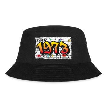 Classic Vibes 1973 Graffiti – 52 Years of Urban - Bucket Hat - black - Front - Lela (165cm)