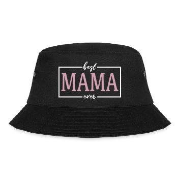 Die beste Mama - Bucket Hat - Schwarz - Vorne - Lela (165cm)