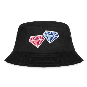 Couple de diamants (symbole de mariage de jeunes mariés / NEG) - Bob - noir - Devant - Lela (165cm)