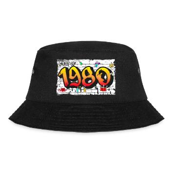 Best of 1980 Graffiti – 45 Years of Grunge Spirit - Bucket Hat - black - Front - Lela (165cm)