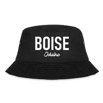Boise - Idaho - USA - United States of America - Bucket Hat - Schwarz - Vorne - Lela (165cm)