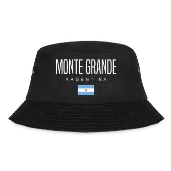 Monte Grande Argentinien Argentinier - Bucket Hat - Schwarz - Vorne - Lela (165cm)