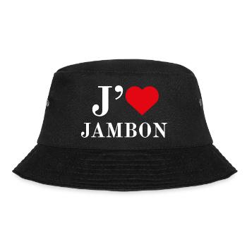 Jambon amour Typographie - Bob - noir - Devant - Lela (165cm)