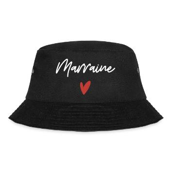 Marraine coeur idée cadeau - Bob - noir - Devant - Lela (165cm)